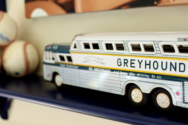 vintage greyhound bus