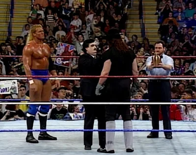 WWF UK Rampage 1992 - Sid and The Undertaker square off