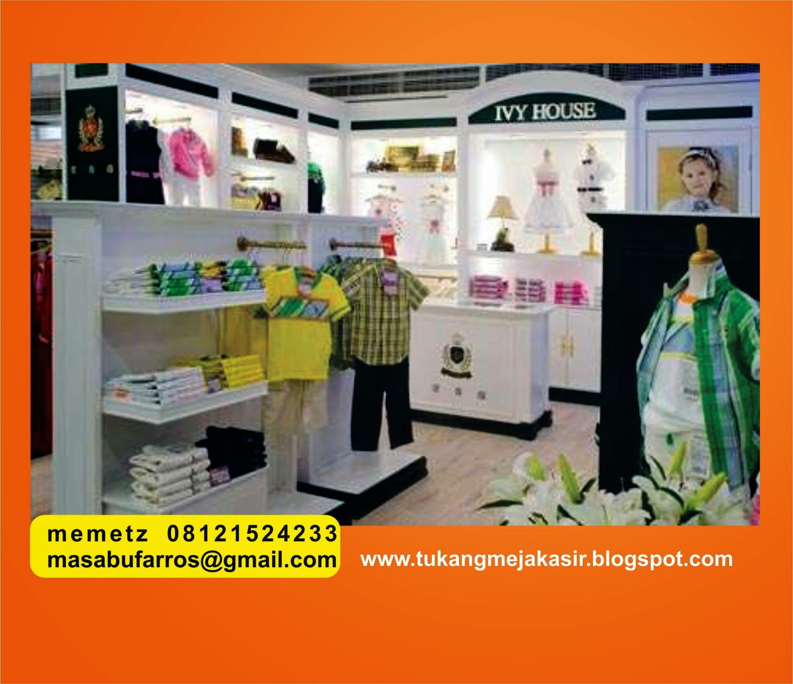 Interior Design Specialist Meja Kasir Baby Shop Design Toko Baju