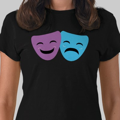 Tragedy and Comedy Drama Masks T-Shirts and Gifts