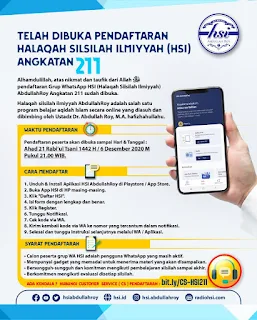 endaftaran Grup WhatsApp HSI