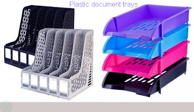 plastic document trays