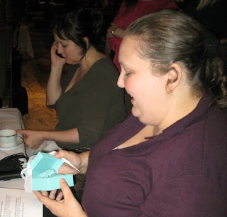 Pippa opening a Blue Tiffany Box