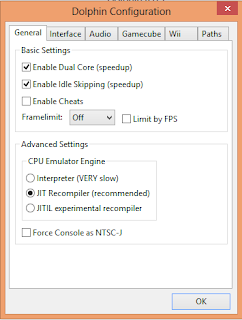 General Setting Dolphin 4.0.1 Emulator 