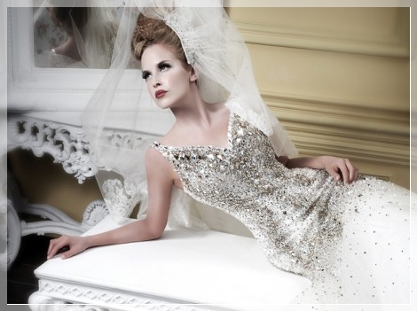 purple dresses for weddings Luxury Winter Wedding Dress Idea With Silver