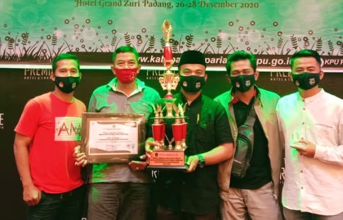 PPK Ulakan Tapakis Raih Terbaik 1 dalam Pelaksanaan Pilkada Kabupaten Padang Pariaman.