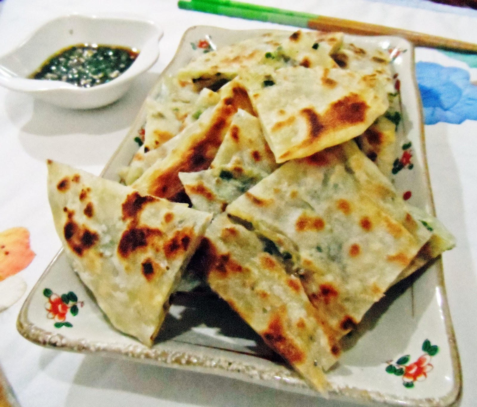 SinaranMenu: Spring Onion Pancake