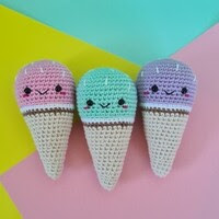 helados amigurumi patrón gratis