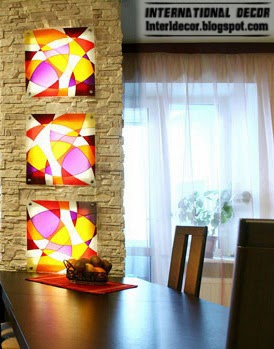 stained glass wall decor and art painting