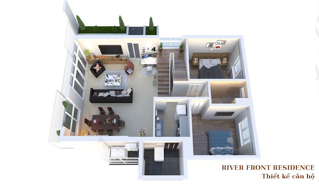 thiết kế RIVER FRONT RESIDENCE