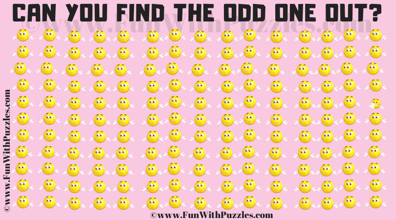 New Emoji Odd One Out Picture Puzzles-1