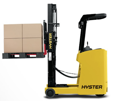 Xe nâng reach truck đứng lái Hyster