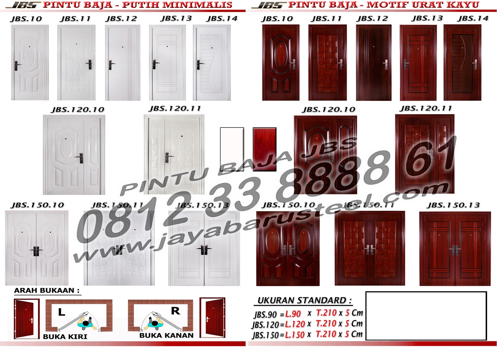  Pintu Rumah Mewah Pintu Panel Pintu Panil JBS