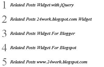 Related Posts Widget