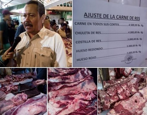 Nuevo Ajuste: Consumidores no Deberán Pagar Más de 4.500 Bs por el kilo de Carne en los Mercados Municipales. Apure.