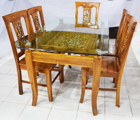 Wooden Dining Table Design Pictures - Dining Table Design Pictures 2023 New Handcrafted Dining Table Design - Table Design Pictures - NeotericiT.com