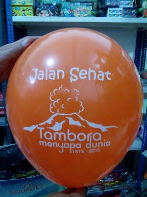 Balon Sablon Jalan Sehat Tambora