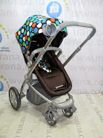 Kereta Bayi Lightweight CocoLatte CLH260GB iGroove Hadap Depan atau Belakang Polkadot Green