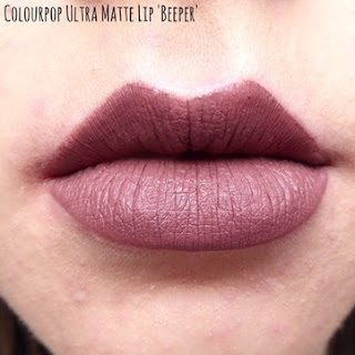 Colourpop Ultra Matte Lip | Beeper Lip Swatch