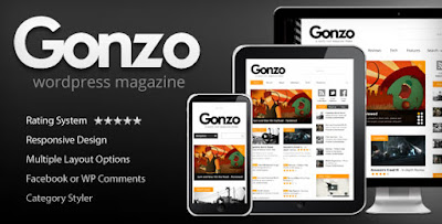  Gonzo v1.9.0 - Themeforest Clean, Responsive WP Magazine