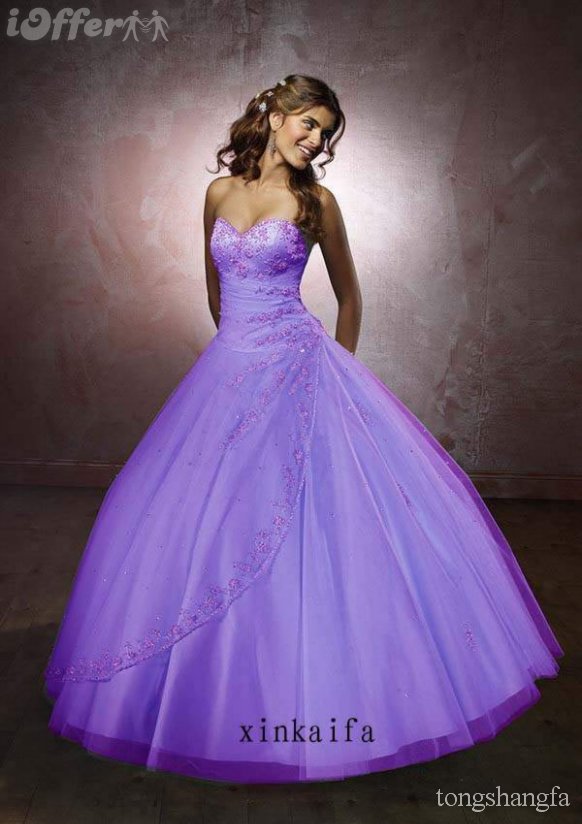 purple wedding dress