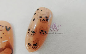 Cat nail art