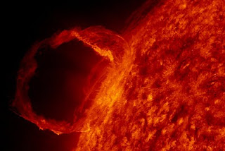 coronal mass ejection headed for earth