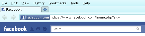 address bar https