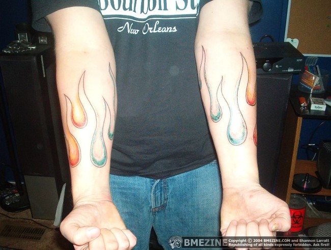 lower arm tattoos pics