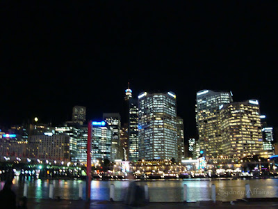 Darling Harbour Night Sunset, Sydney, Australia