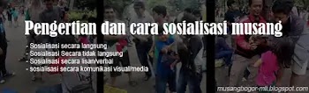 Pengertian dan cara sosialisasikan hewan musang