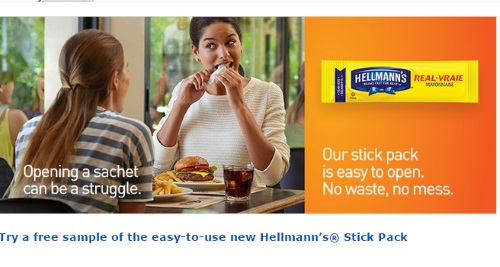 Hellmann’s Free Stick Pack Sample