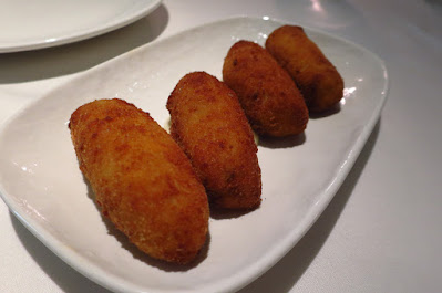 Binomio, blue cheese croquette