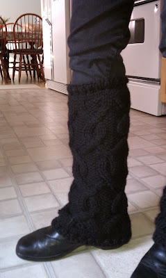 Cabled Legwarmers