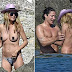 Heidi Klum Topless in The Sea With Her Boyfriend