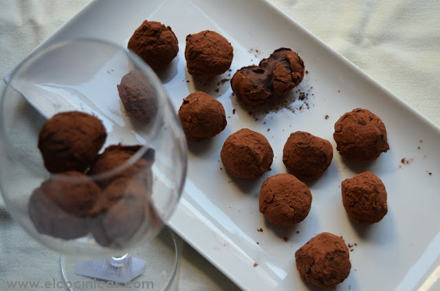 Trufas al cointreau