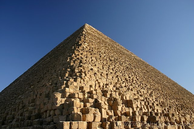 giza Three pyramids aerial