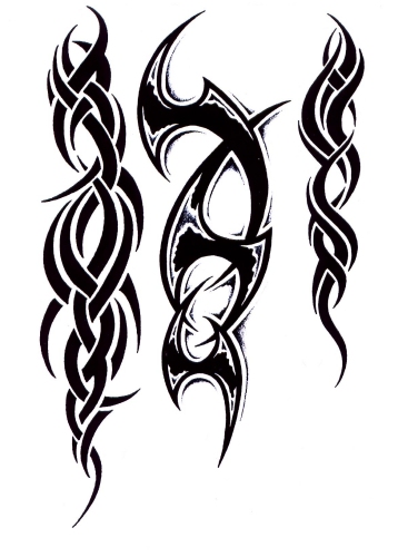 cross tribal tattoo. tribal tattoo designs back.