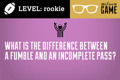What is the difference between a fumble and an incomplete pass?