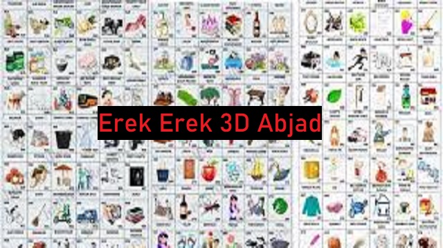 Erek Erek 3D Abjad