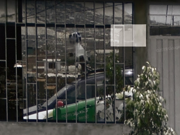 Bewerkte screenshot uit Google Street View