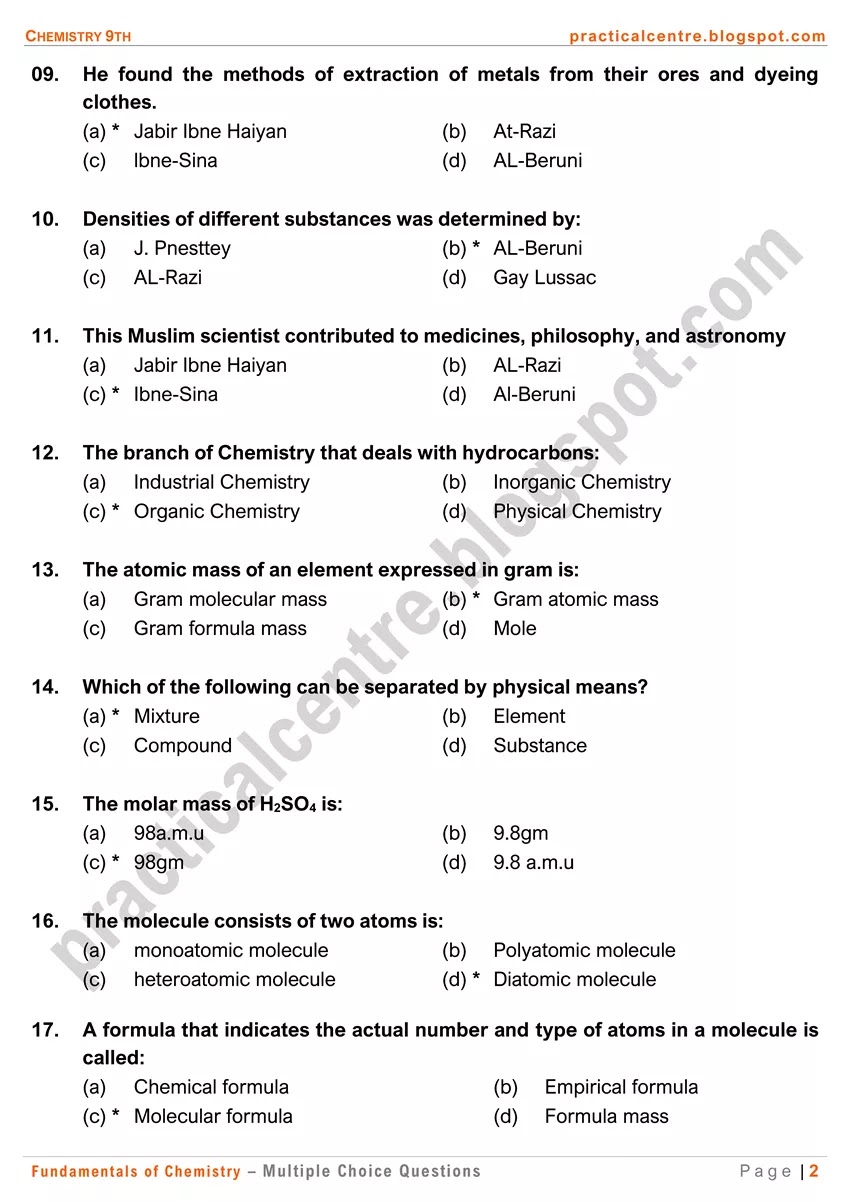 fundamentals-of-chemistry-multiple-choice-questions-2
