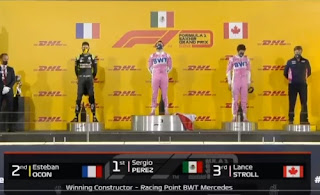 Checo Perez Ganador F1