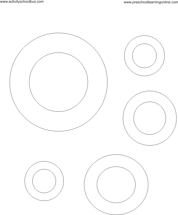 coloring pages for kids circle shape coloring pages