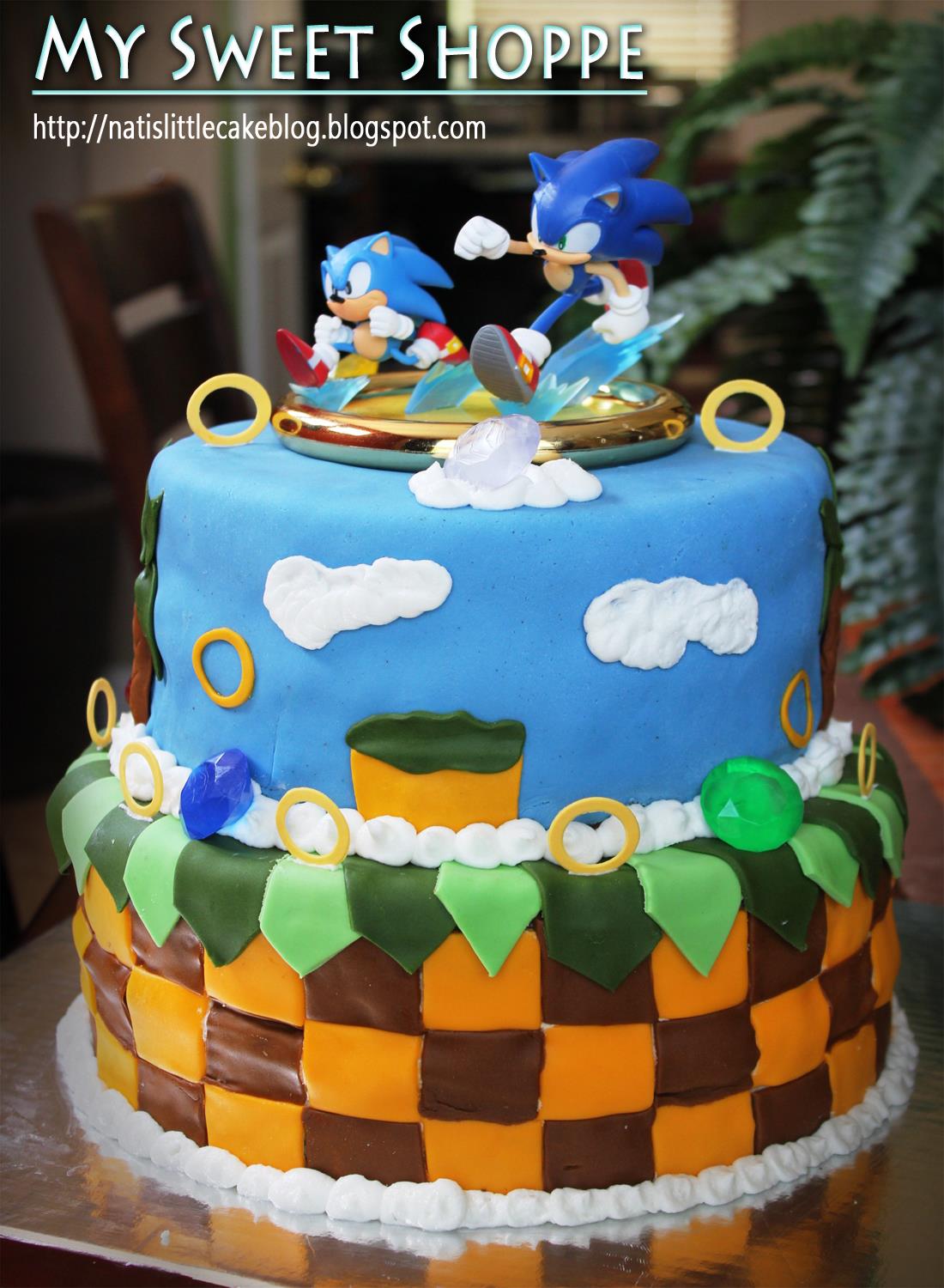 Nati's Little Cake Blog: Sonic the Hedgehog!