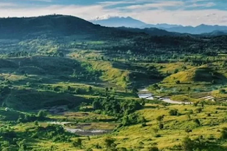 Menikmati Keindahan Padang Savana Kolok Sawahlunto Hamparan Hijau Perbukitan