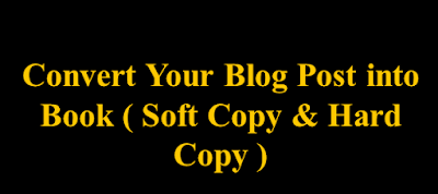 convert blogposts to book