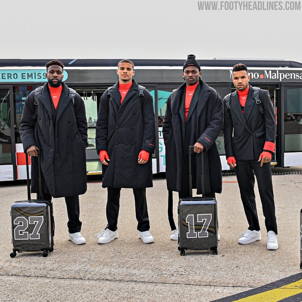 Off-White x AC Milan 2023 Pre-Game Collection - Suit Features