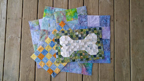 Kennel quilts using Island Batik fabrics