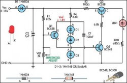 Rail Detect Voltage - LED Circuit